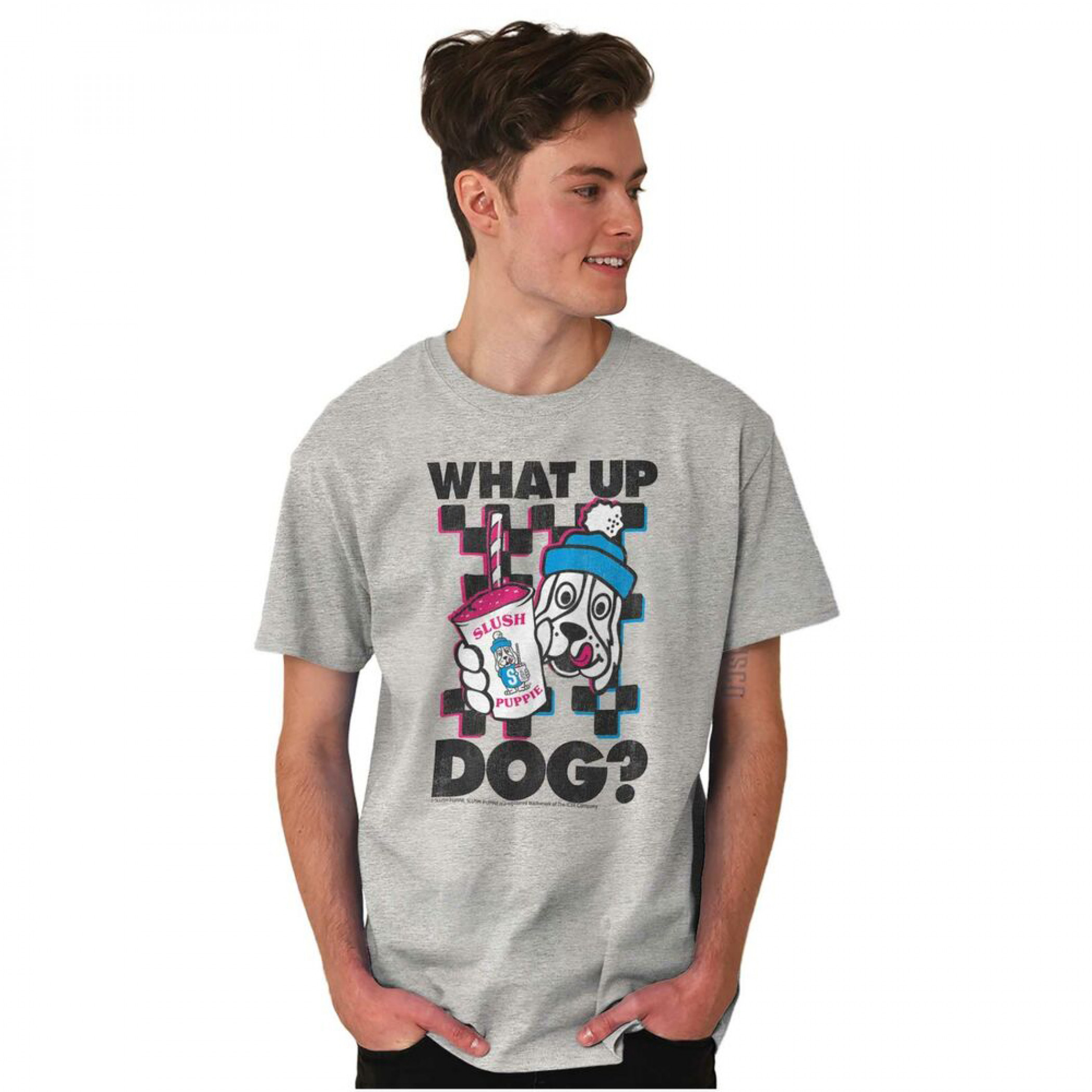 Slush Puppie Character What Up Dog TShirt